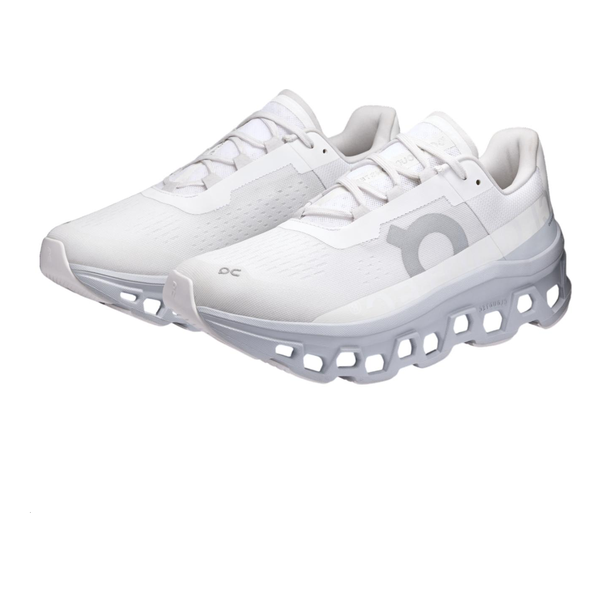 On Cloudmonster 2 Running Shoes – All White