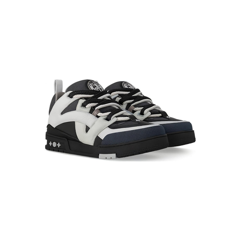 Louis Vuitton Skate Leather Low-Top Sneakers in Black & White – Unisex