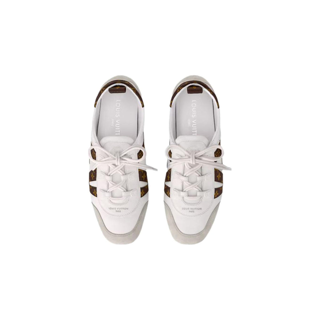 Louis Vuitton Sneakerina Ballet-Inspired Lace-Up Lifestyle Sneakers in White – WoUnisex