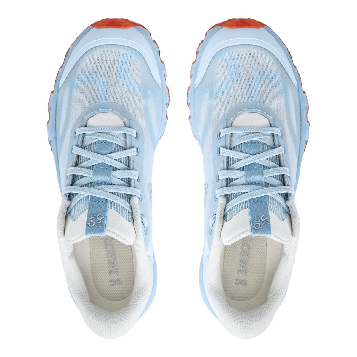 On × LOEWE Cloudmonster Unisex Lifestyle Sneakers – Ice | Flame