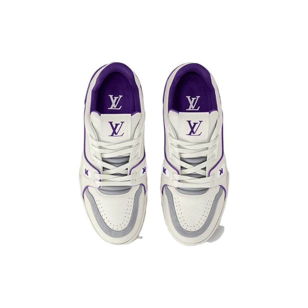 Louis Vuitton LV Trainer 1.0 Sneaker – White / Grey / Royal Purple
