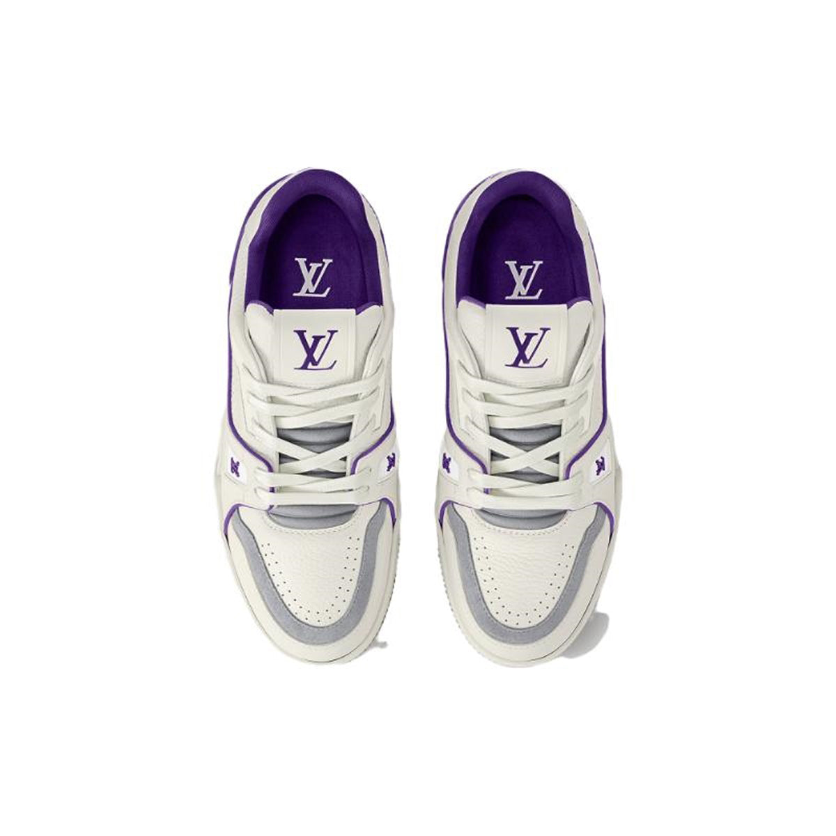 Louis Vuitton LV Trainer 1.0 Sneaker – White / Grey / Royal Purple