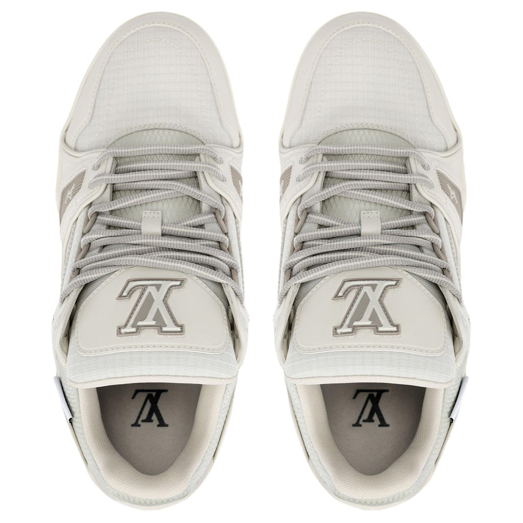 Louis Vuitton Ski Collection SS26 Lace-Up Low-Top Sneakers in Beige