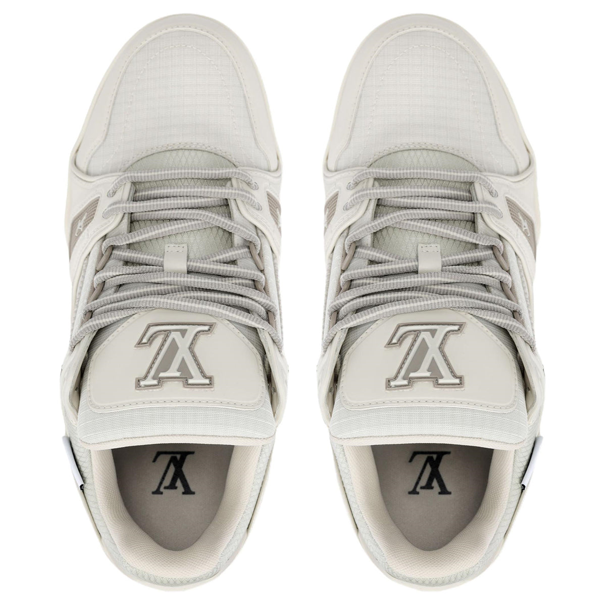Louis Vuitton Ski Collection SS26 Lace-Up Low-Top Sneakers in Beige