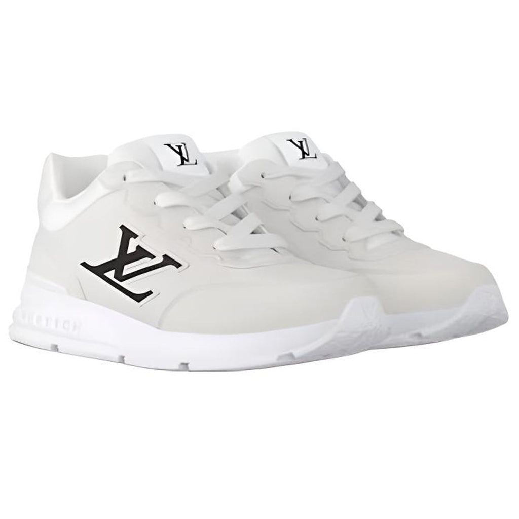 Louis Vuitton Fall Winter Leather Lace-Up Low-Top Sneakers in White – Unisex