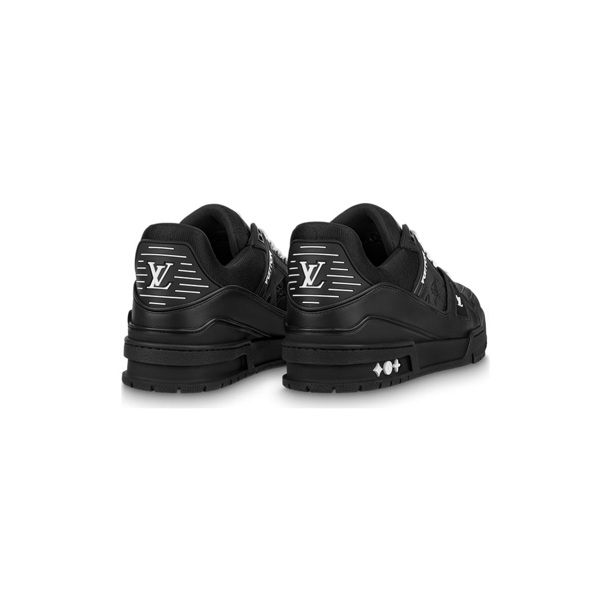 Louis Vuitton Trainer Leather Low-Top Sneakers in Black – Unisex