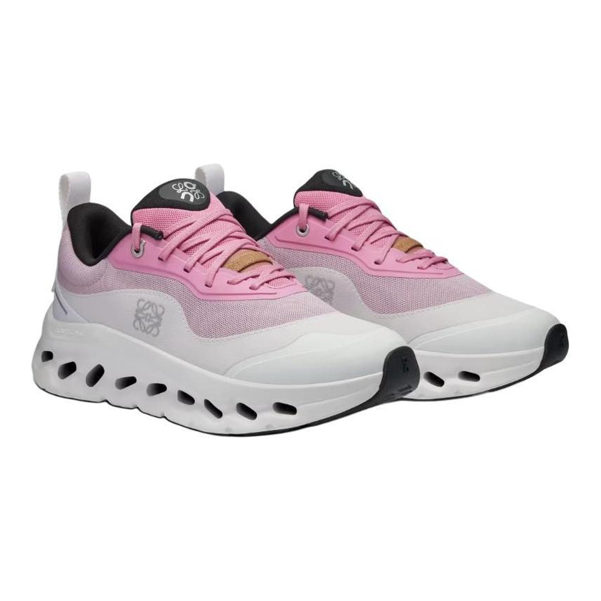 On × LOEWE Cloudlo Unisex Lifestyle Sneakers – Rose | White