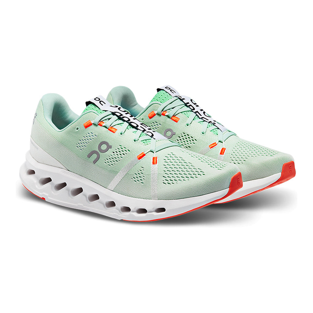 On Cloudsurfer Running Shoes – Mint | Flame