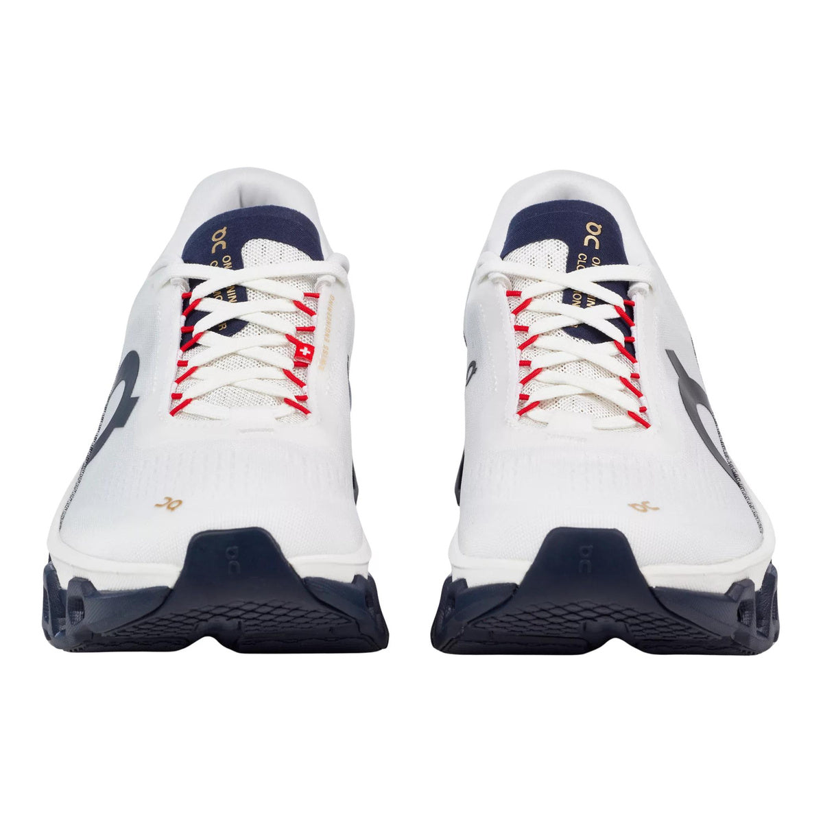 On Cloudmonster 2 Unisex Marathon Running Shoes – White | Navy