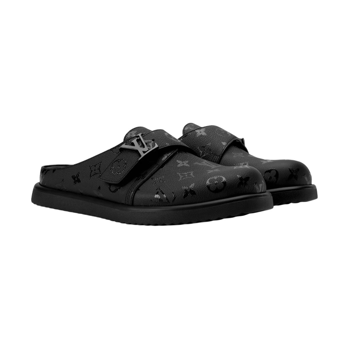 Louis Vuitton Easy Calf Leather Slip-On Mule in Black – Unisex