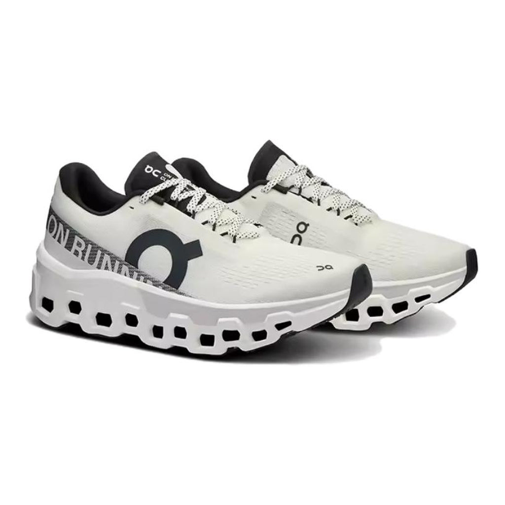 On Cloudmonster 2 Unisex Marathon Running Shoes – Undyed | Black