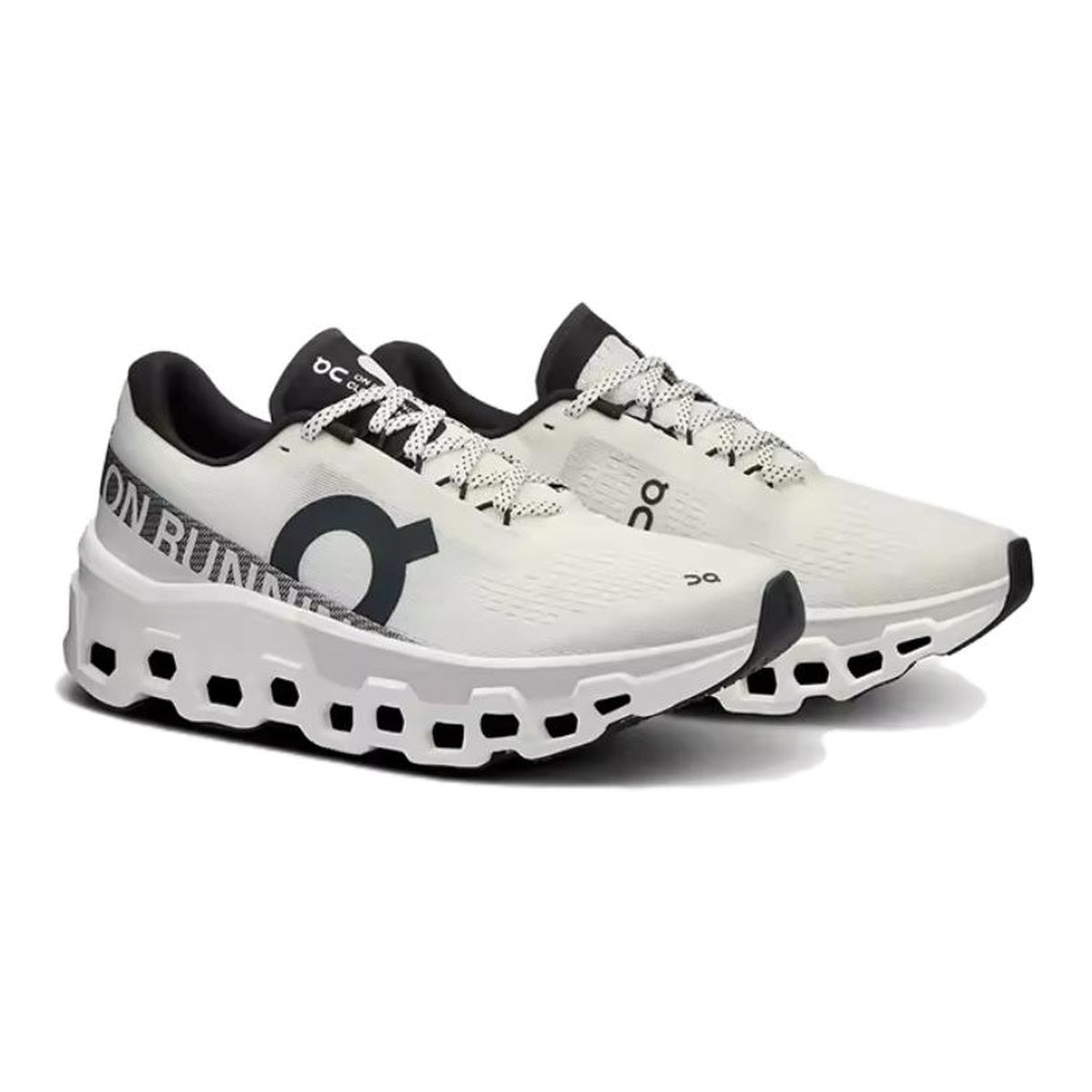 On Cloudmonster 2 Unisex Marathon Running Shoes – Undyed | Black