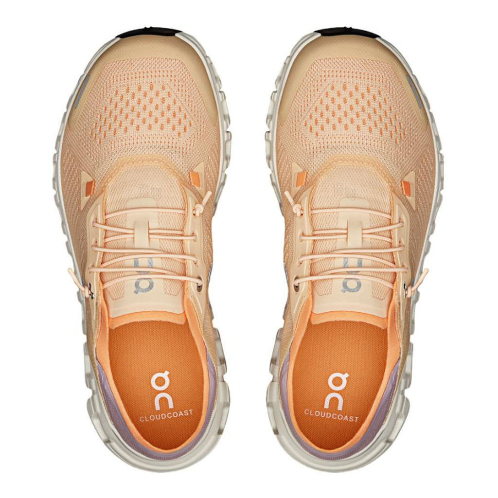 On Cloud 6 Coast Running Shoes – Sand | Papaya