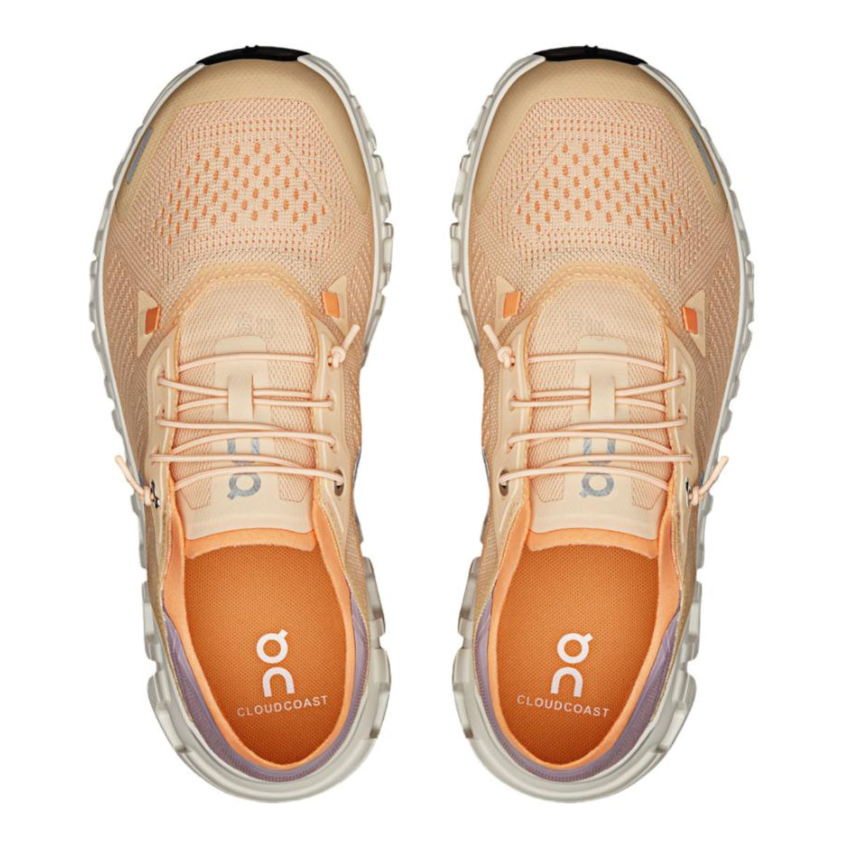 On Cloud 6 Coast Running Shoes – Sand | Papaya