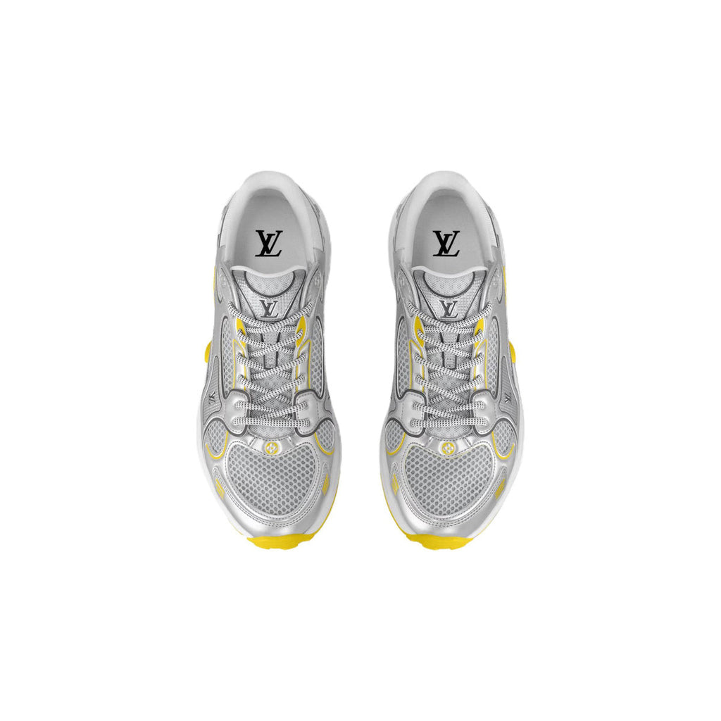 Louis Vuitton Olympia Low-Top Sneakers in Silver & Yellow – WoUnisex