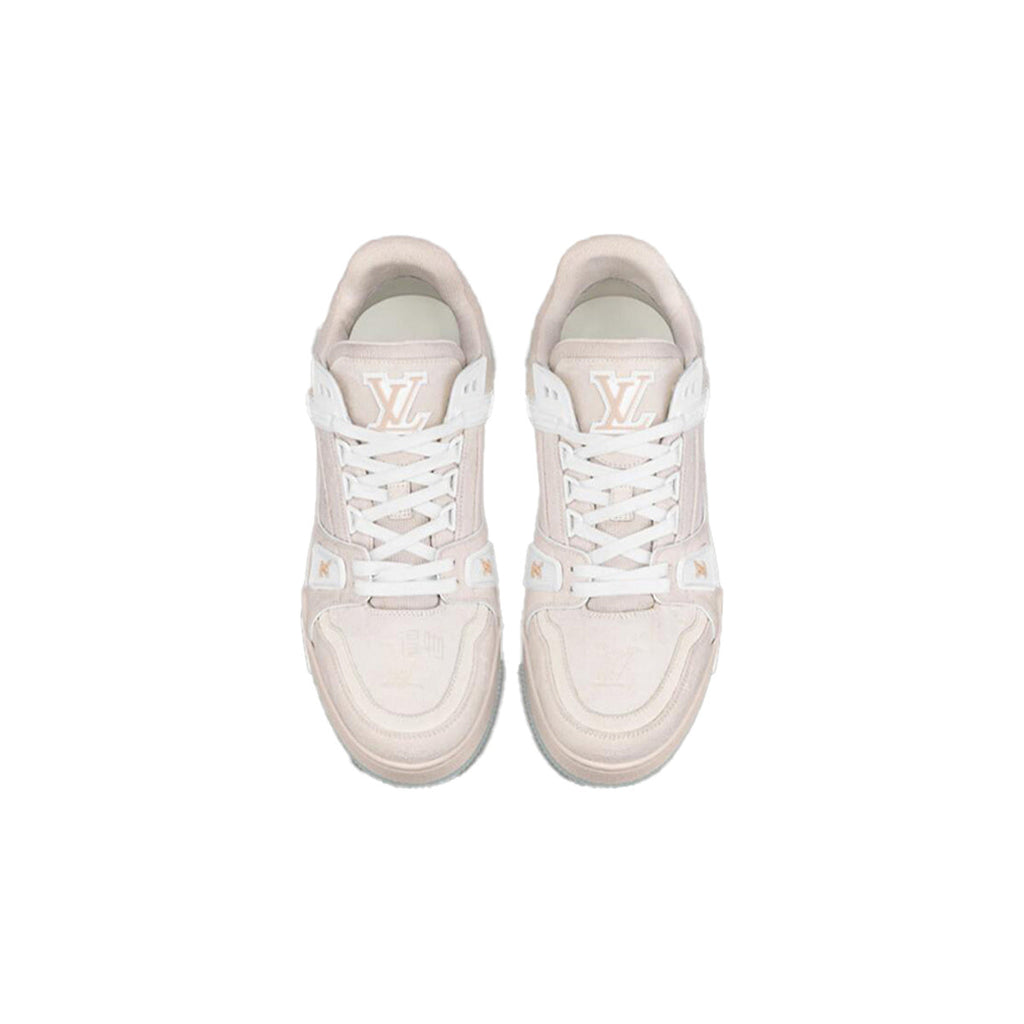 Louis Vuitton Trainer Mesh & Denim Monogram Low-Top Sneakers in White – WoUnisex