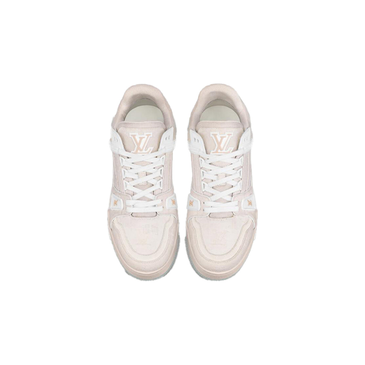 Louis Vuitton Trainer Mesh & Denim Monogram Low-Top Sneakers in White – WoUnisex