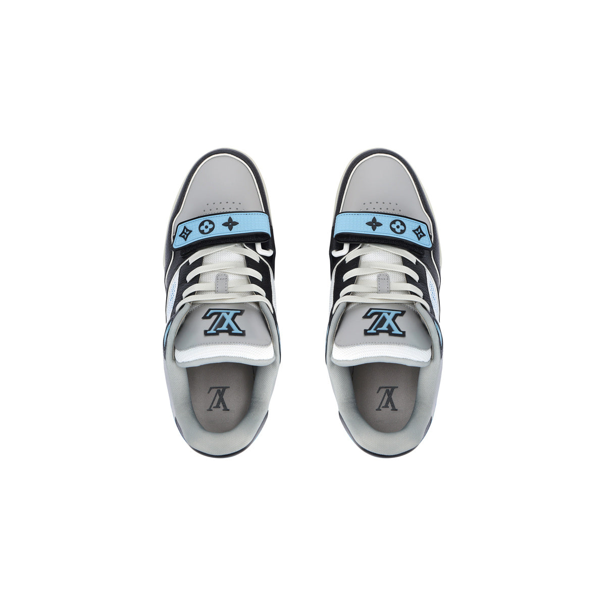 Louis Vuitton Trainer Leather Low-Top Sneakers in Ocean Blue – Unisex