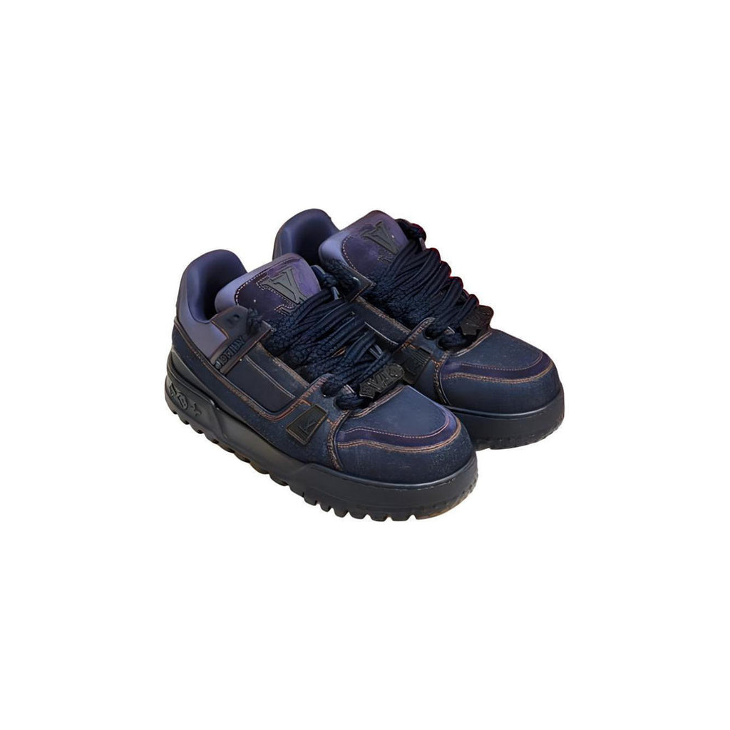 Louis Vuitton Trainer Maxi Low-Top Sneakers in Denim Blue – Unisex
