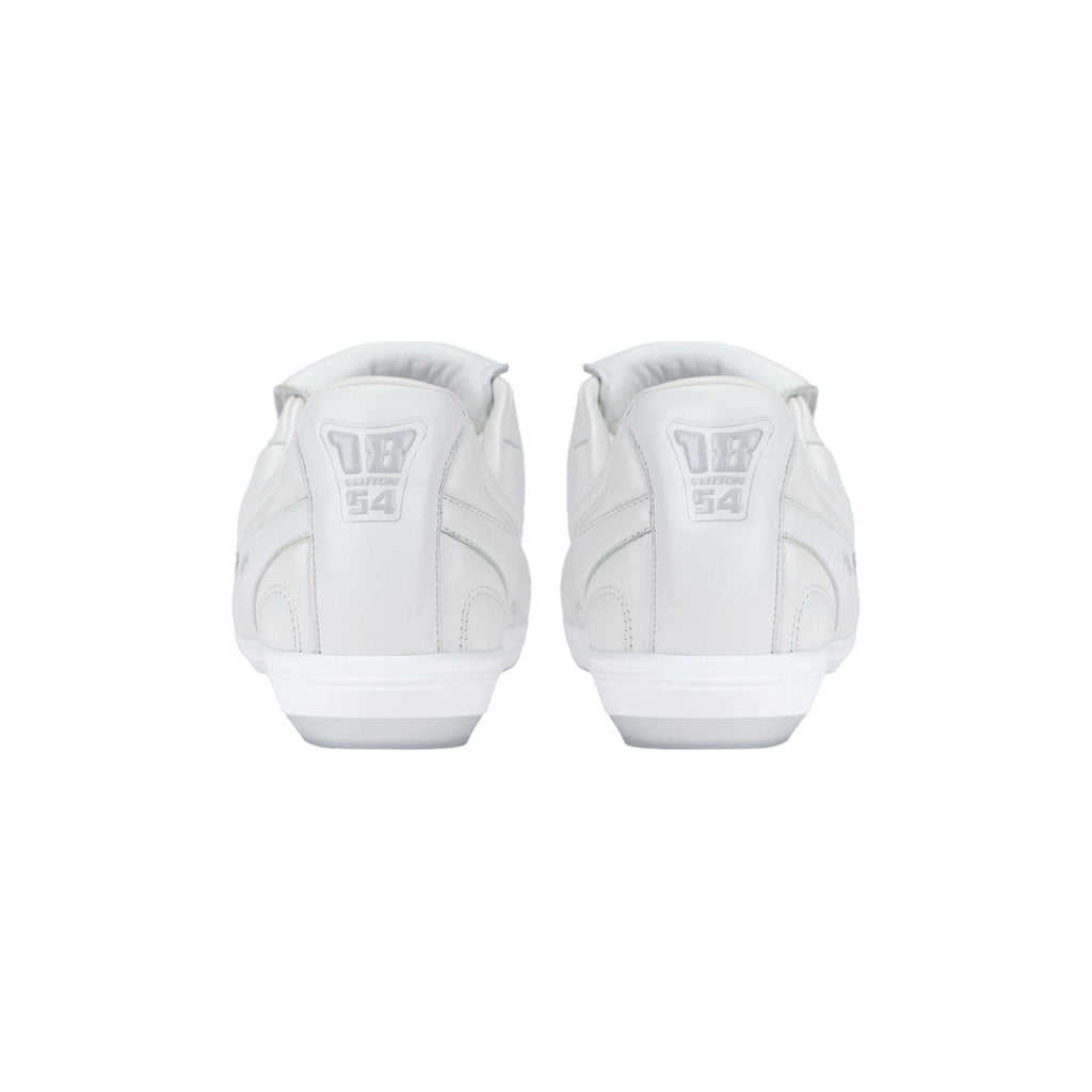 Louis Vuitton Footprint Calf Leather Floral Pattern Lace-Up Low-Top Sneakers in White – Unisex FW26