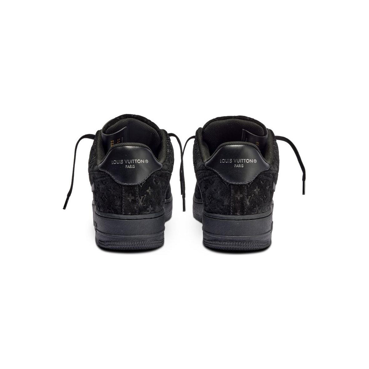 Louis Vuitton x Nike Air Force 1 Leather Low-Top Sneakers in Black – Unisex