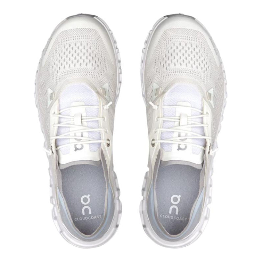 On Cloud 6 Coast Running Shoes – White | Glacier
