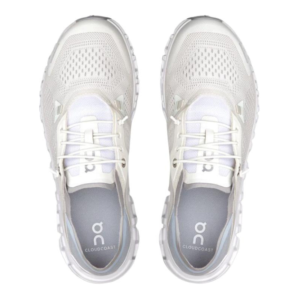 On Cloud 6 Coast Running Shoes – White | Glacier