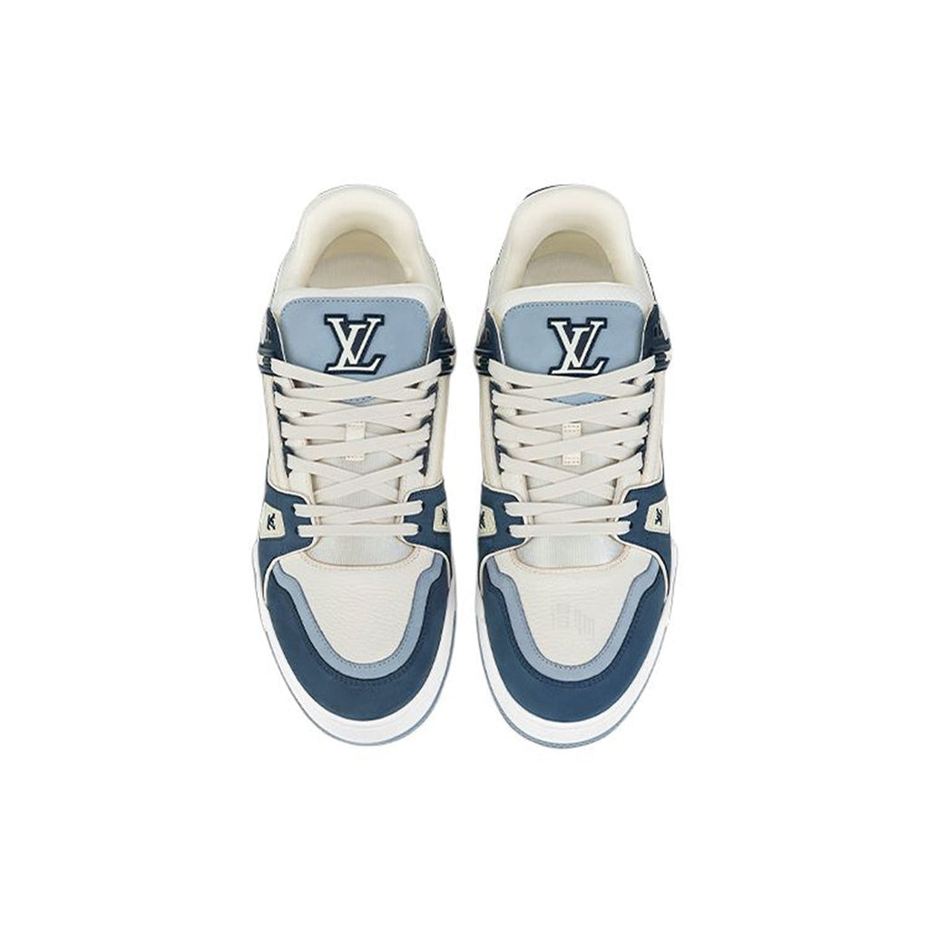 Louis Vuitton LV Trainer 2.0 Sneaker – Navy Blue / Steel Blue / Cream