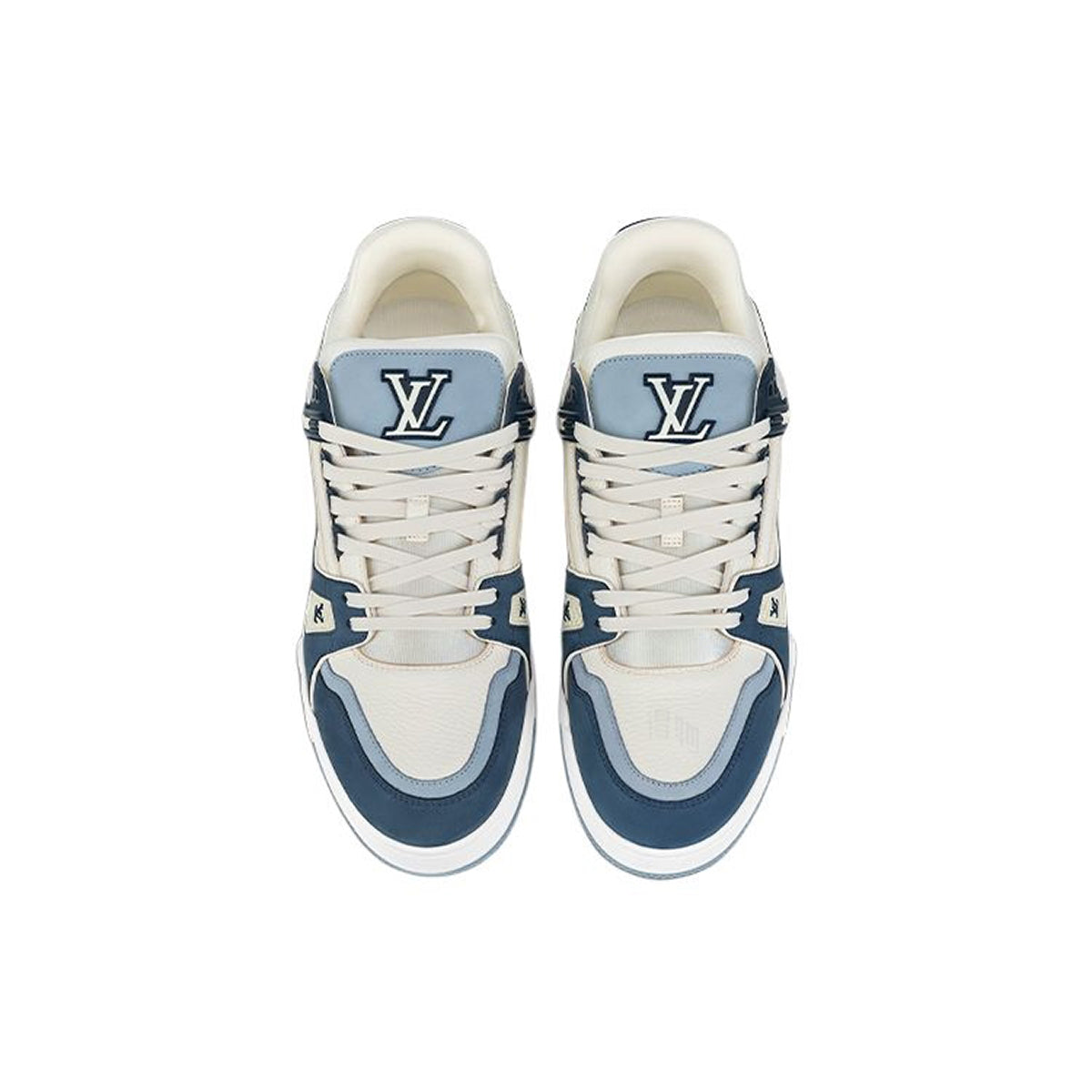 Louis Vuitton LV Trainer 2.0 Sneaker – Navy Blue / Steel Blue / Cream