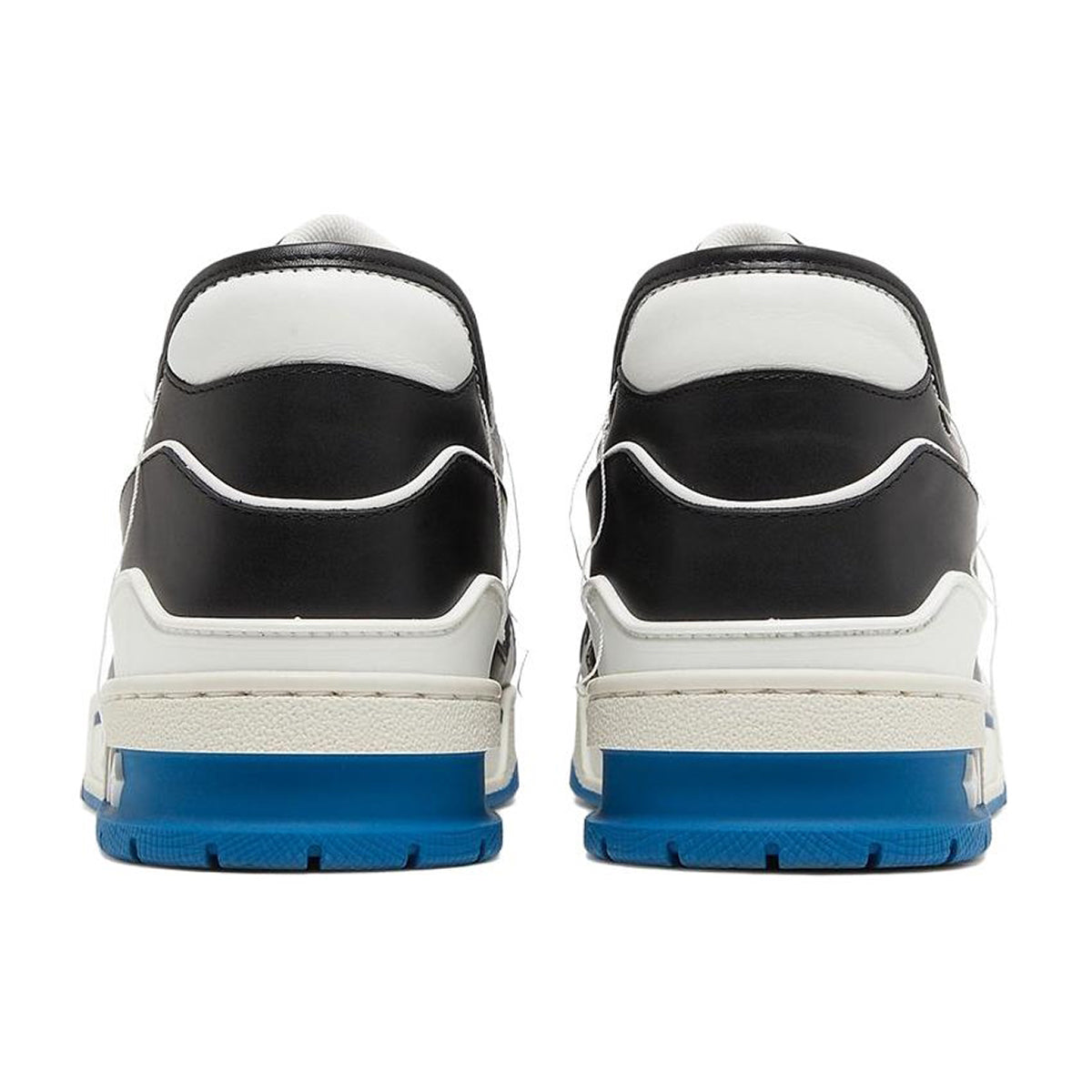 Louis Vuitton Trainer Lace-Up Low-Top Sneakers in Black & Blue – Unisex