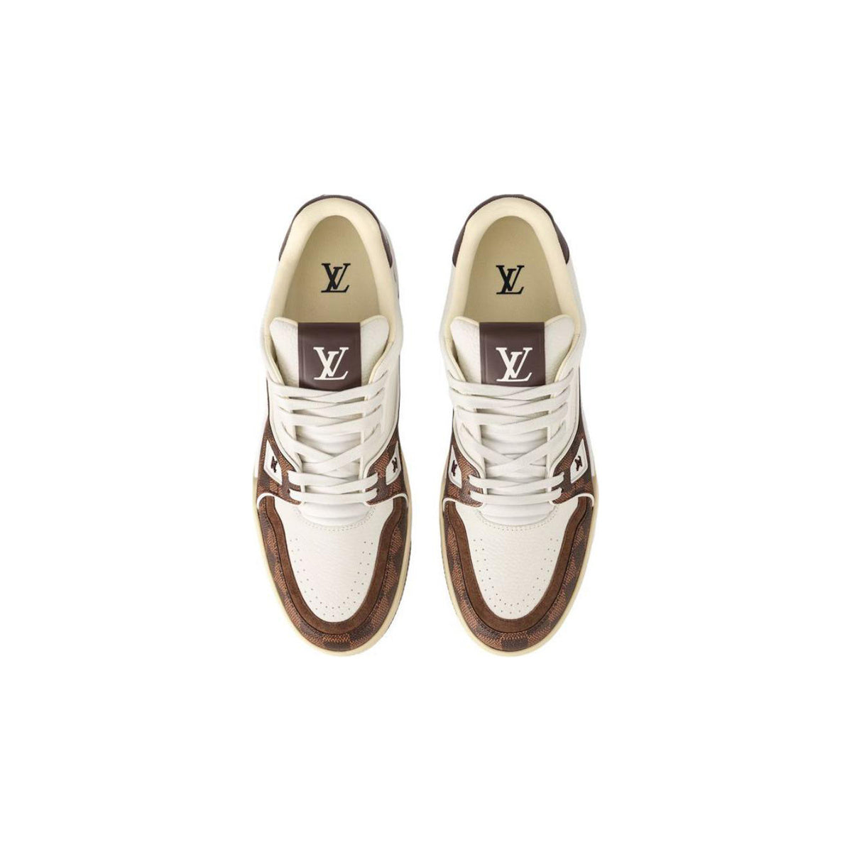 Louis Vuitton Trainer Leather Platform Lace-Up Low-Top Sneakers in Brown – Unisex