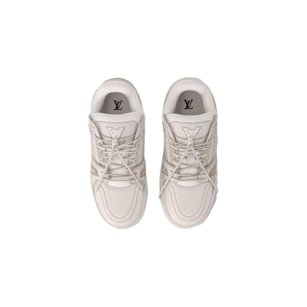 Louis Vuitton Trainer Maxi Retro Oversized Low-Top Sneakers in White – Unisex