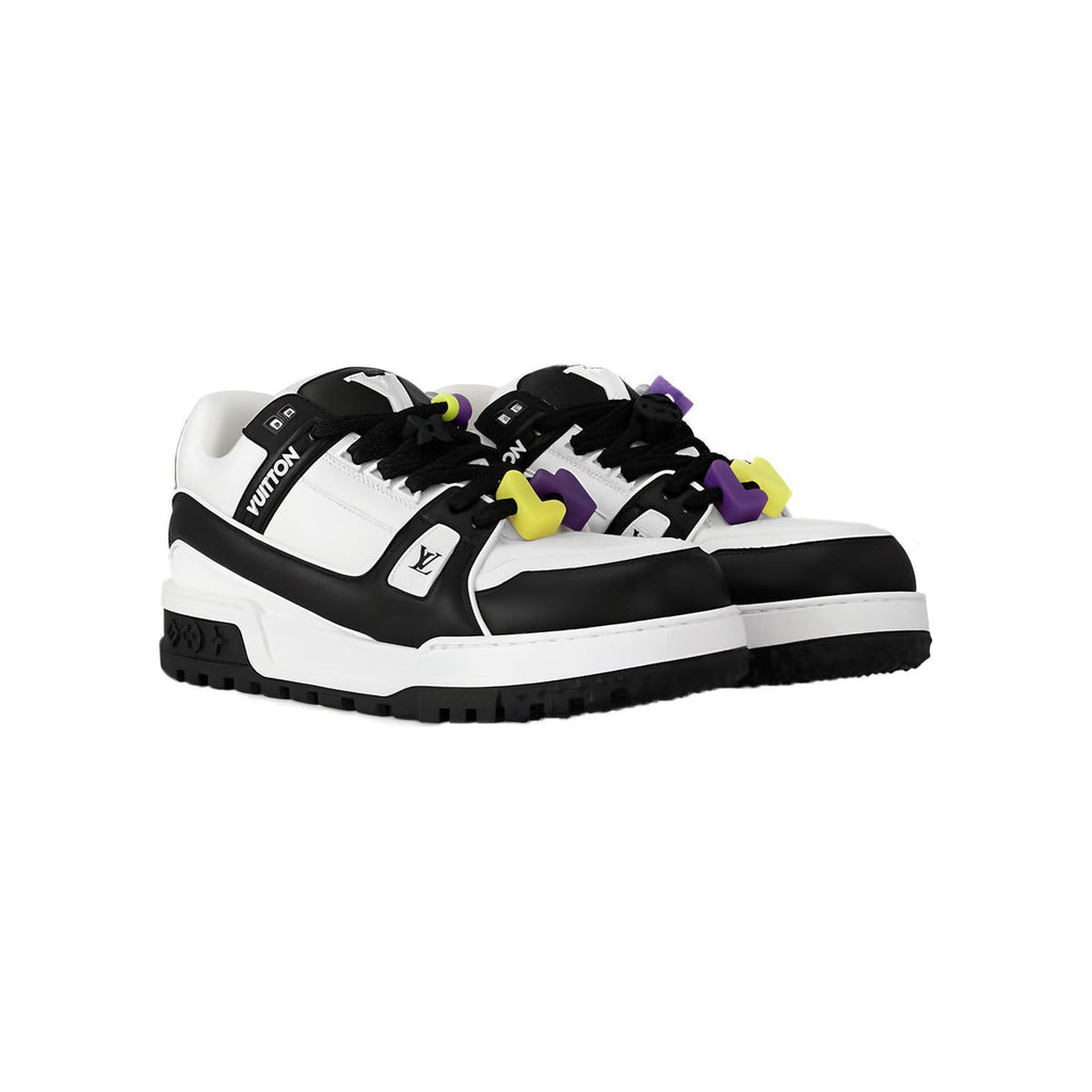 Louis Vuitton Trainer Maxi Oversized Chunky Low-Top Sneakers in White & Black – Unisex