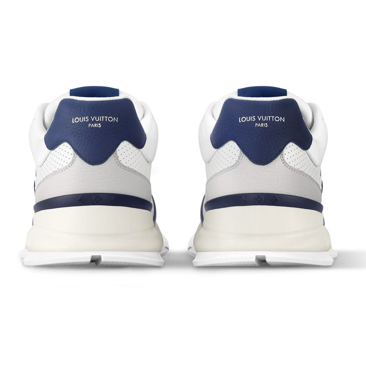 Louis Vuitton Classic Lace-Up Low-Top Casual Sneakers in Navy Blue – Unisex