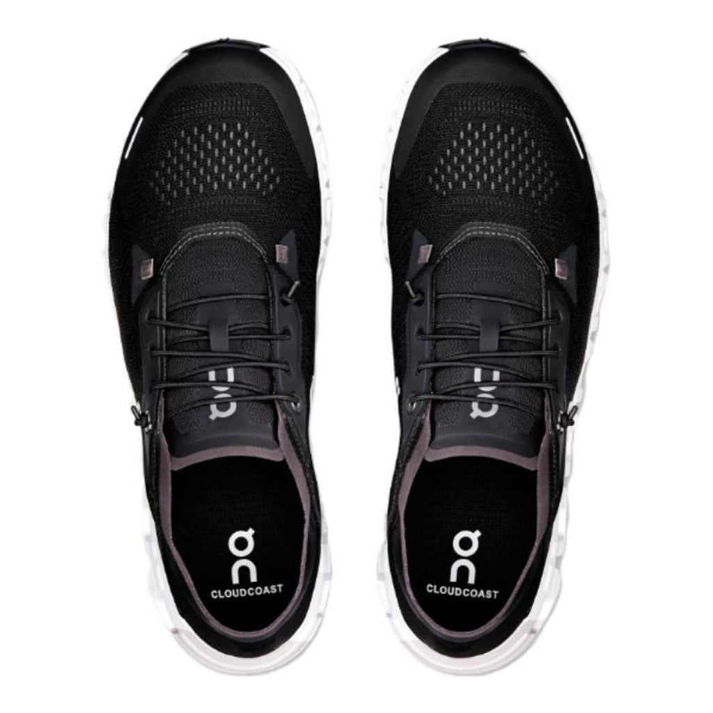 On Cloud 6 Coast Running Shoes – Black | White