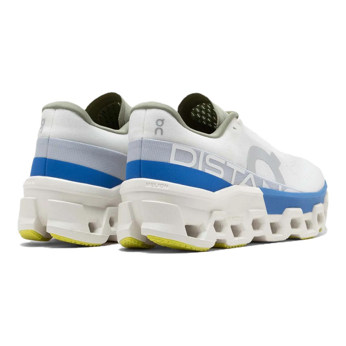 DISTANCE × On Cloudmonster 2 Unisex Marathon Running Shoes – White | Cobalt