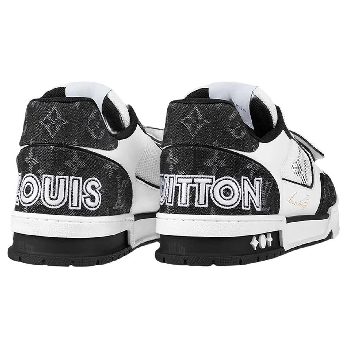 Louis Vuitton LV Trainer Sneaker – Black Monogram / White Leather / Mesh