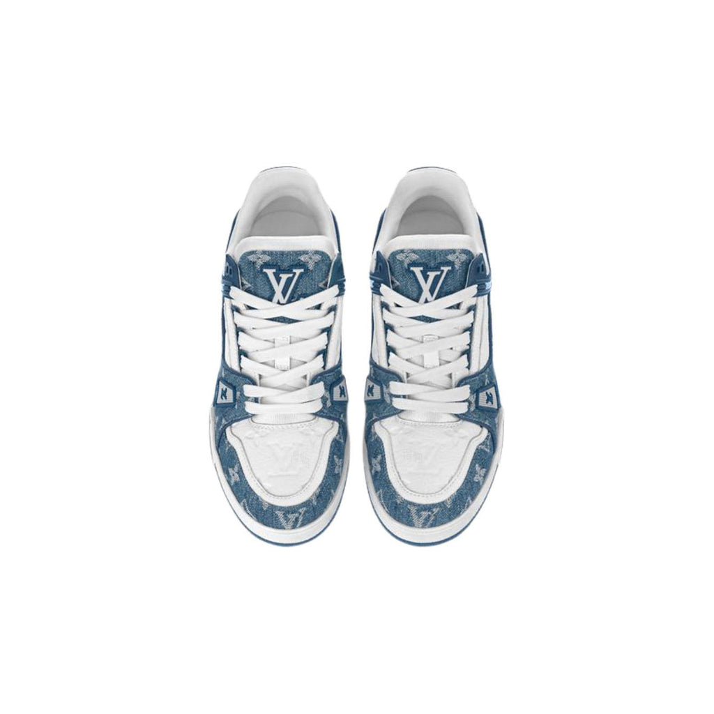 Louis Vuitton Trainer Low-Top Sneakers in Light Blue – WoUnisex