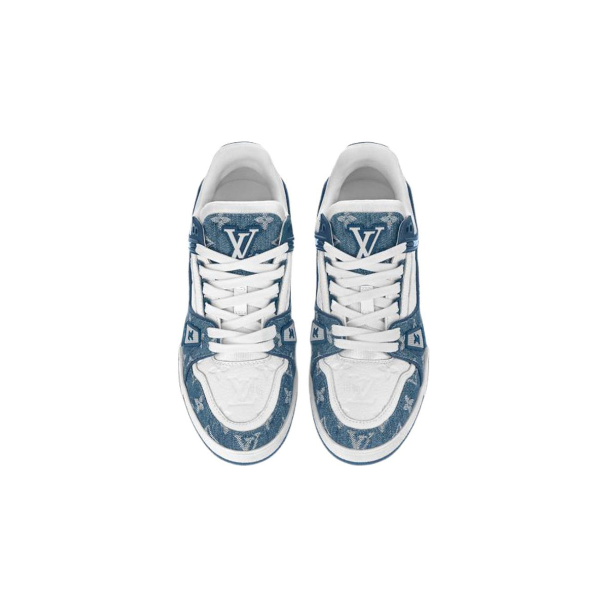 Louis Vuitton Trainer Low-Top Sneakers in Light Blue – WoUnisex