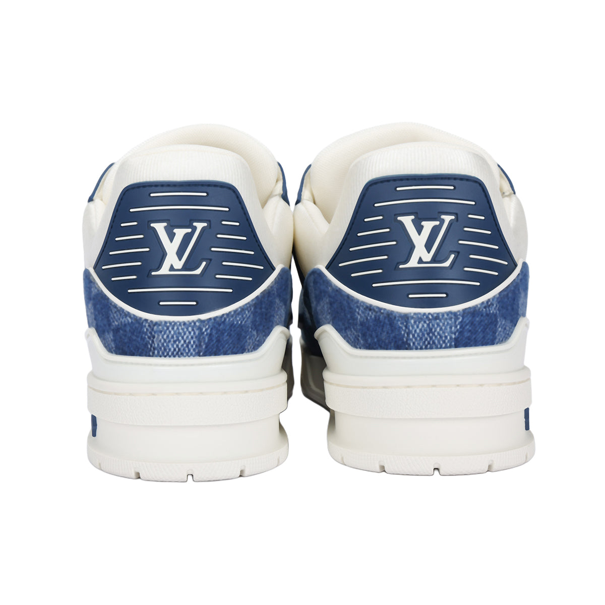 Louis Vuitton LV Trainer Sneaker – Denim Blue Monogram / White
