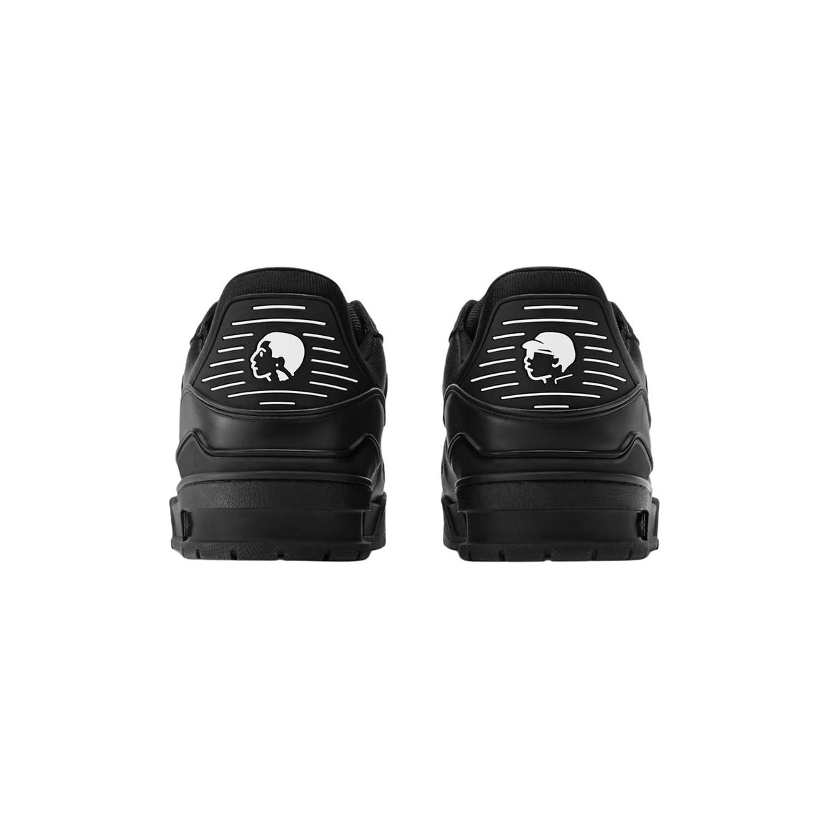 NIGO x Louis Vuitton Trainer FW25 Leather Low-Top Sneakers in Black – Unisex