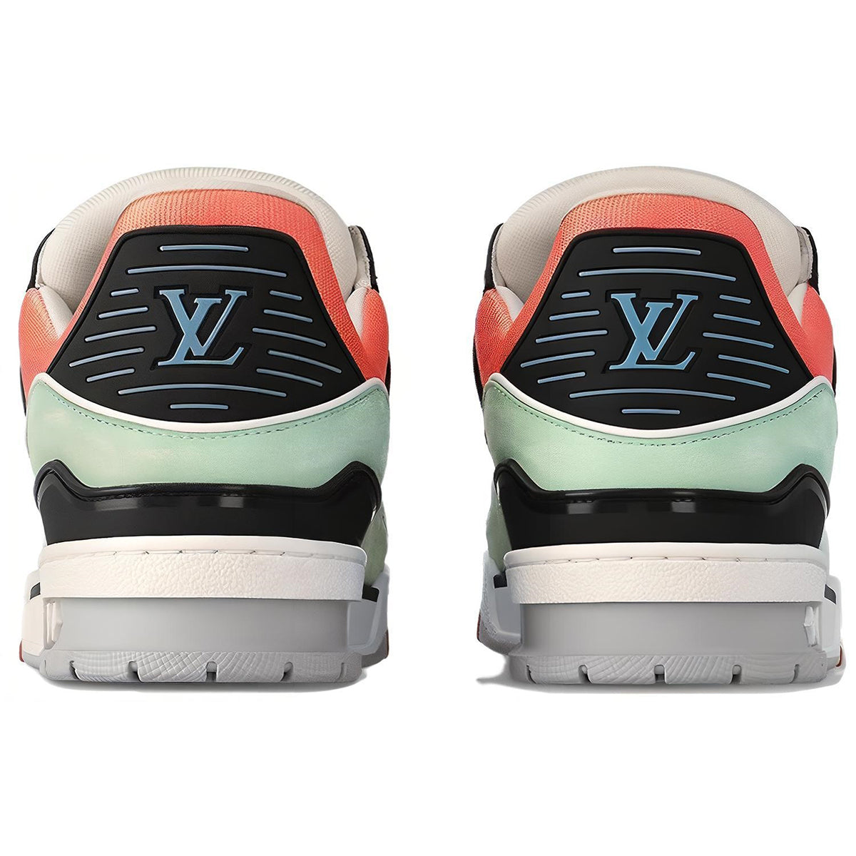 Lady Pink x Louis Vuitton Trainer Low-Top Sneakers in White & Red – Unisex
