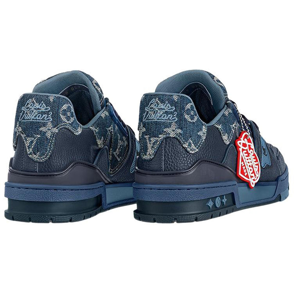 Louis Vuitton x Nigo LV² Trainer Sneaker – Navy / Monogram Denim / Slate Blue