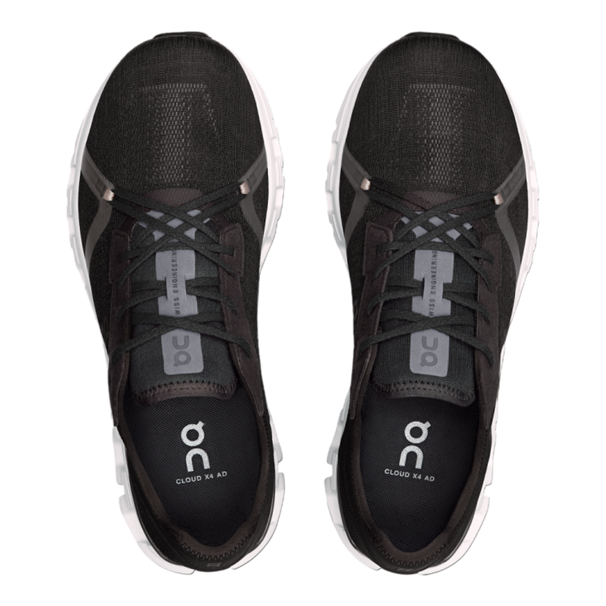On Cloud X 4 AD Running Shoes – Black | White