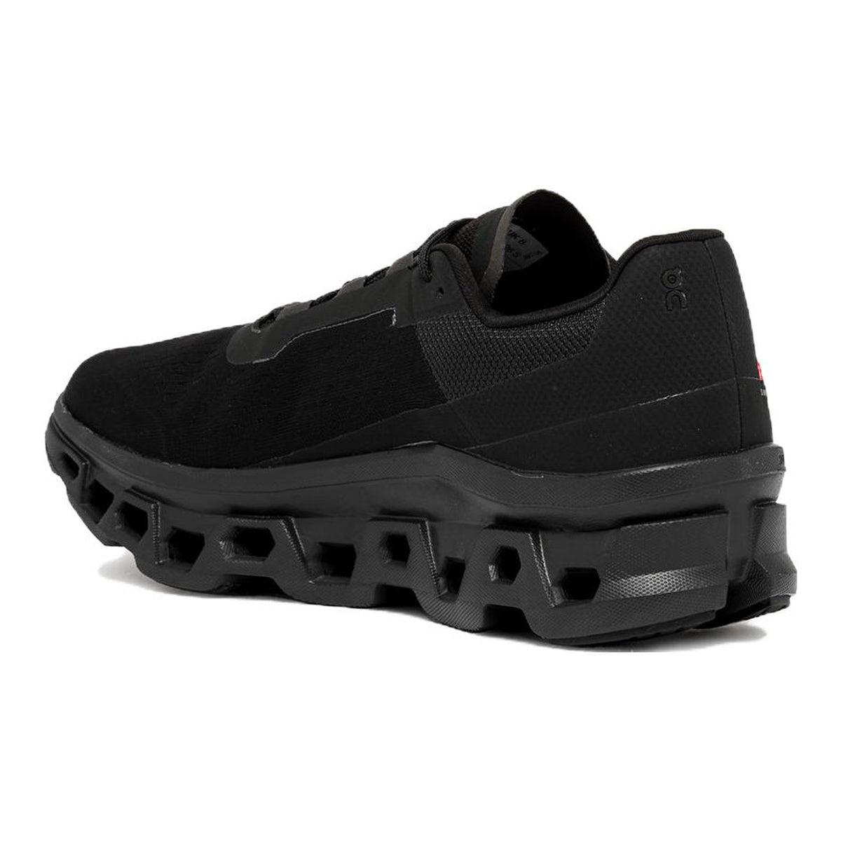 On Cloudmonster Running Shoes – Black | Eclipse