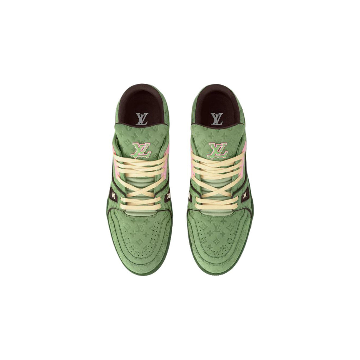 Tyler, the Creator x Louis Vuitton Trainer Low-Top Sneakers in Green – Unisex