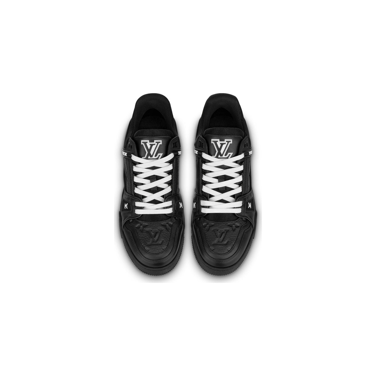 Louis Vuitton Trainer Leather Low-Top Sneakers in Black – Unisex