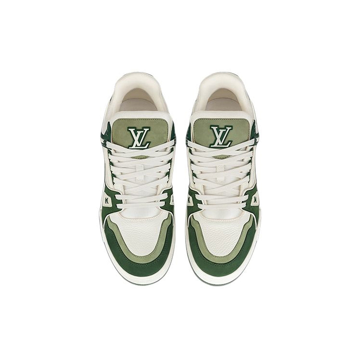 Louis Vuitton LV Trainer 2.0 Sneaker – Forest Green / Olive Green / Cream