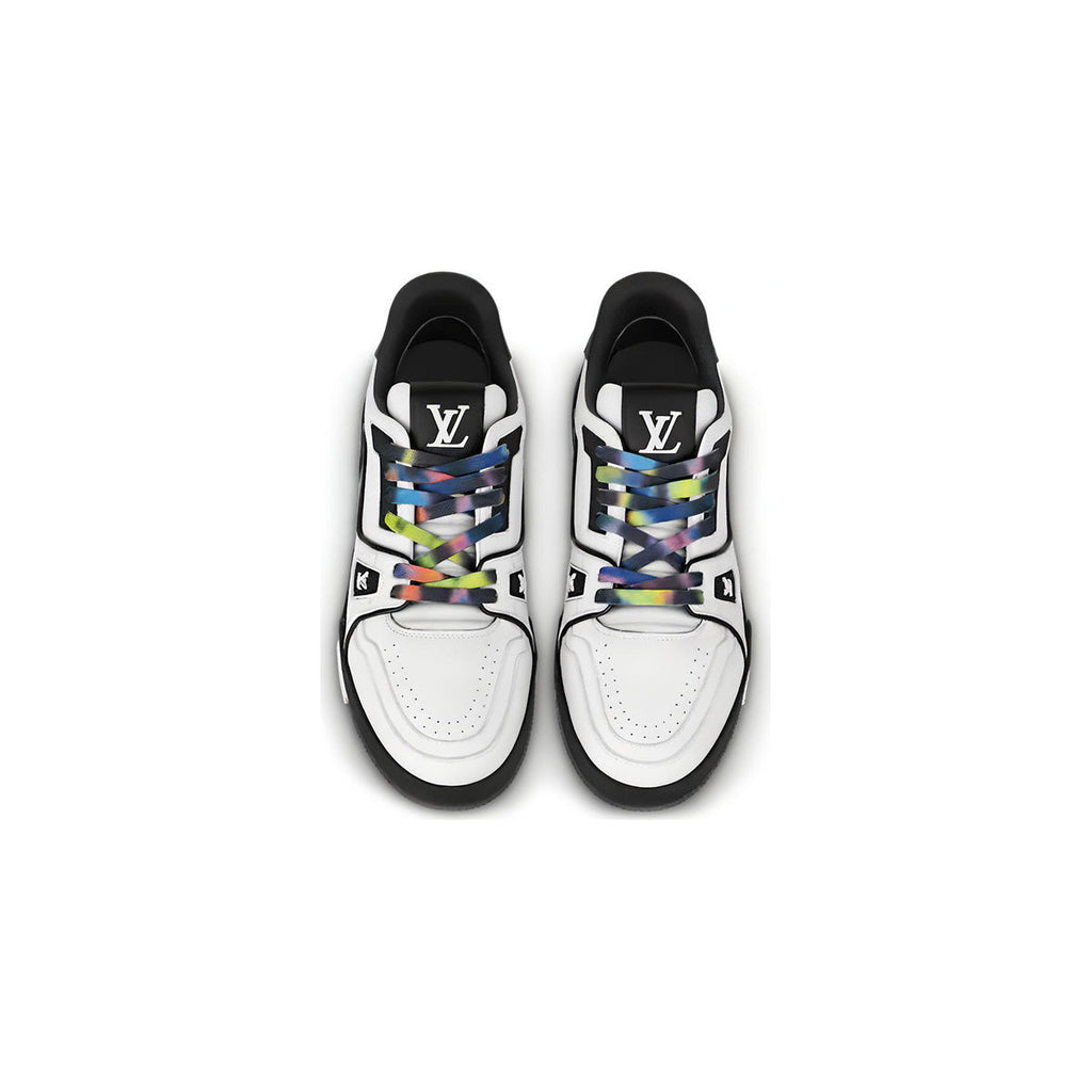 Louis Vuitton Trainer Calf Leather Low-Top Sneakers in White & Black – Unisex