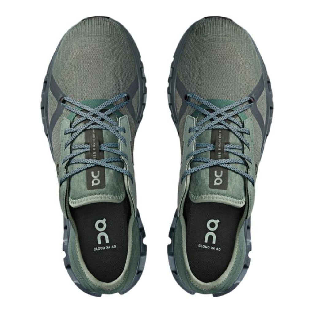 On Cloud X 4 AD Running Shoes – Olive | Shadow